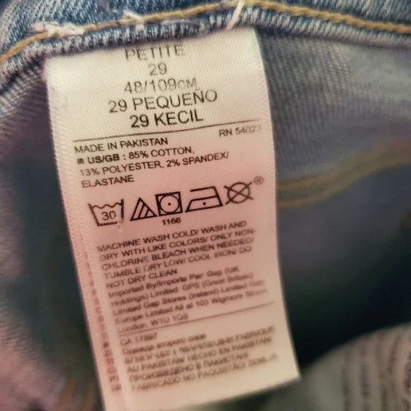 Banana Republic High Rise Wide Leg Jeans Sz 29 Petite - Picture 4 of 4